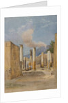 Pompeii: House of Pansa, via delle Terme, 1843/44 by Arthur Glennie
