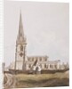 Middleton Cheney, South view of the Church, c.1820 by English School