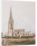 Middleton Cheney, South view of the Church, c.1820 by English School