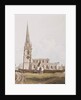 Middleton Cheney, South view of the Church, c.1820 by English School