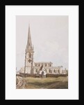 Middleton Cheney, South view of the Church, c.1820 by English School