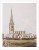 Middleton Cheney, South view of the Church, c.1820 by English School