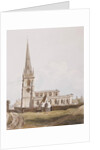 Middleton Cheney, South view of the Church, c.1820 by English School