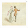 A couple strolling, c.1825 by English School