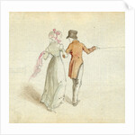 A couple strolling, c.1825 by English School