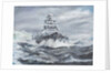 Bismarck off Greenland coast, 23 May 1941, 2007 by Vincent Alexander Booth
