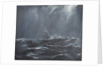 Gneisenau in a Storm North Sea 1940, 2006 by Vincent Alexander Booth