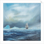 Ice Dominion, Terra Nova passes Ice Burgs, 2014 by Vincent Alexander Booth