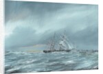The Mary Celeste adrift December 5th 1872, 2016 by Vincent Alexander Booth