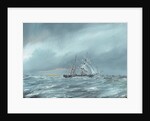 The Mary Celeste adrift December 5th 1872, 2016 by Vincent Alexander Booth