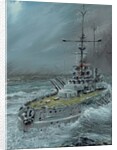 SMS Friedrich der Grosse at Jutland 1916, 2016 by Vincent Alexander Booth
