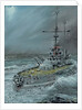SMS Friedrich der Grosse at Jutland 1916, 2016 by Vincent Alexander Booth