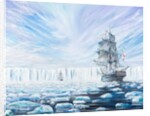 James Clark Ross discovers Antarctic Ice Shelf Jan 1841, 2016 by Vincent Alexander Booth