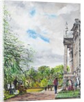 Lyme Park view of house and gardens, 2015 by Vincent Alexander Booth