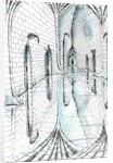 The Castle in the Forest of Findhorn, mirror floor, 2006 by Vincent Alexander Booth