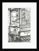 Cart outside Cheers Bar Boston USA, 2003 by Vincent Alexander Booth