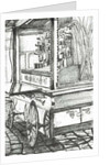 Cart outside Cheers Bar Boston USA, 2003 by Vincent Alexander Booth