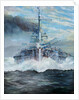 SMS Konig enters the battle of Jutland, 31st May 1916, 2018 by Vincent Alexander Booth