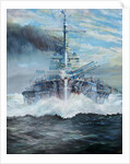 SMS Konig enters the battle of Jutland, 31st May 1916, 2018 by Vincent Alexander Booth
