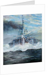 SMS Konig enters the battle of Jutland, 31st May 1916, 2018 by Vincent Alexander Booth