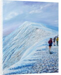 Race on Helvellyn mid winter, 2018 by Vincent Alexander Booth