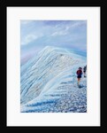 Race on Helvellyn mid winter, 2018 by Vincent Alexander Booth