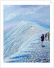Race on Helvellyn mid winter, 2018 by Vincent Alexander Booth