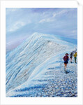 Race on Helvellyn mid winter, 2018 by Vincent Alexander Booth