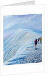 Race on Helvellyn mid winter, 2018 by Vincent Alexander Booth