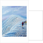 Race on Helvellyn mid winter, 2018 by Vincent Alexander Booth