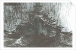 Tirpitz in heavy weather 1942, 2004 by Vincent Alexander Booth