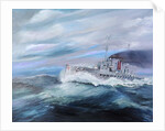 SMS Seydlitz enters Jutland 14:15 pm 31st May 1916, 2018 by Vincent Alexander Booth