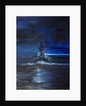 Kirishima with Atago light up USS South Dakota Guadalcanal 1942, 2018 by Vincent Alexander Booth