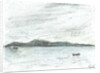 View across water from Jura, 2005 by Vincent Alexander Booth