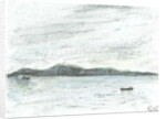 View across water from Jura, 2005 by Vincent Alexander Booth