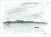 View across water from Jura, 2005 by Vincent Alexander Booth