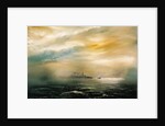 Dawn before the dawn of disaster HMS Hood 1941, 2012 by Vincent Alexander Booth