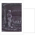 Statue by fireplace in candlelight, 1997 by Vincent Alexander Booth