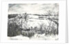 Snow over land at Osmotherley, 1997 by Vincent Alexander Booth