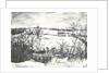 Snow over land at Osmotherley, 1997 by Vincent Alexander Booth
