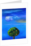 Silver Lining over the Orange Tree by Nancy Moniz Charalambous