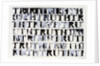 The Truth in Black and White, 2015 by Nancy Moniz Charalambous