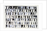 The Truth in Black and White, 2015 by Nancy Moniz Charalambous
