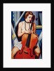 Woman with Cello, 2001 by Catherine Abel