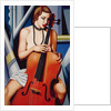 Woman with Cello, 2001 by Catherine Abel