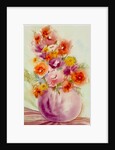 Flowers in a Purple Vase by Neela Pushparaj