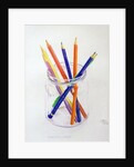 Coloured Pencils in a Jar, 1980 by Alan Byrne
