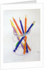 Coloured Pencils in a Jar, 1980 by Alan Byrne