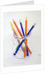 Coloured Pencils in a Jar, 1980 by Alan Byrne