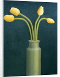 Four Yellow Tulips, 1982 by Ann Brain